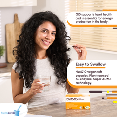 Image 4 for HuxQ10 100mg CoEnzyme Q10 150 vegan soft capsules