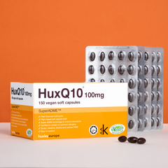 Image 5 for HuxQ10 100mg CoEnzyme Q10 150 vegan soft capsules