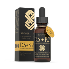 Image 1 for Vitamin D3 Drops 4000IU with Vitamin K2 25mcg Orange Flavour 30ml