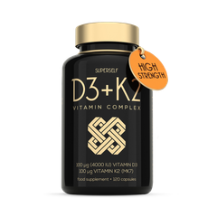 Image 1 for Vitamin D3 K2 Capsules 4000 IU 100mcg 120 Capsules