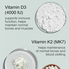 Image 4 for Vitamin D3 K2 Capsules 4000 IU 100mcg 120 Capsules