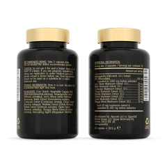 Image 2 for 8 Mushroom Complex with Ashwagandha KSM-66 Vegan 60 Capsules