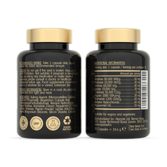 Image 2 for 7 Digestive Enzymes with Betaine HCL & Peppermint Oil 30 Capsules