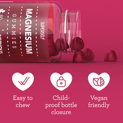 Image 3 for Magnesium 150mg Grape Flavour 60 Gummies
