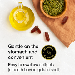 Image 5 for Pumpkin Seed Oil 3000mg Cold Pressed 90 Softgels