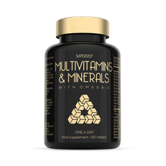 Image 1 for Multivitamin with Omega 3, Vitamins & Minerals 60 Tablets