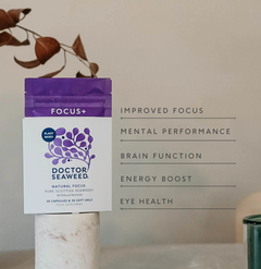 Image 2 for Doctor Seaweed's Focus+ Supplement 60 Capsules