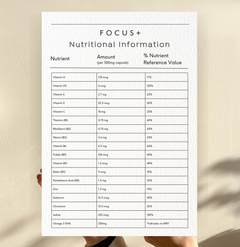 Image 5 for Doctor Seaweed's Focus+ Supplement 60 Capsules