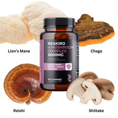 Image 5 for 4 Mushroom Complex Berry 8000 mg 60 Gummies