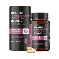 Image 1 for 4 Mushroom Complex 8000 mg 60 Capsules