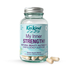 Image 1 for My Inner STRENGTH! Natural Beauty Nutrients. Hair & Scalp Support Supplements (60 days)