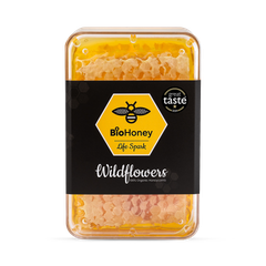 Image 1 for Organic Raw Honeycomb Wildflowers 200g