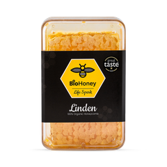Image 1 for Organic Raw Honeycomb Linden 200g