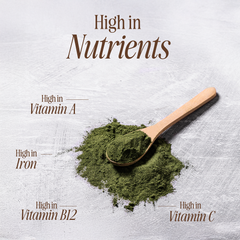 Image 3 for Organic Super Green Blend (Spirulina, Chlorella, Wheatgrass & Barley Grass) 400g