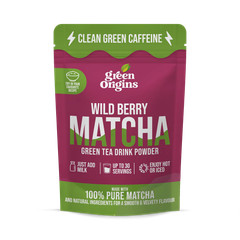 Image 1 for Wild Berry Matcha Green Tea Drink Powder 75g