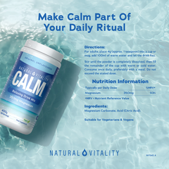 Image 5 for Calm Relaxing Drink Mix - Original Unflavoured 400g