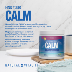 Image 2 for Calm Relaxing Drink Mix - Raspberry Lemon Flavour 200g