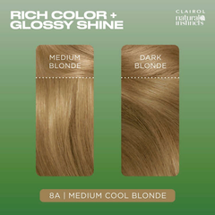 Image 3 for Natural Instincts Medium Cool Blonde 8A