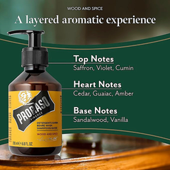Image 2 for Beard Wash Wood & Spice 200ml