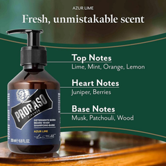 Image 2 for Beard Wash Azur Lime 200ml