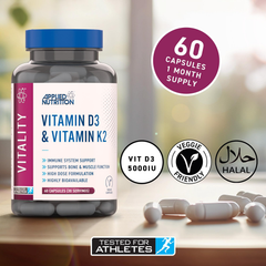 Image 5 for Vitamin D3 & Vitamin K2 Capsules (60 Capsules)