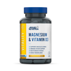 Image 1 for Magnesium & Vitamin D3 - 60 Capsules