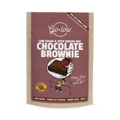 Image 1 for Go Low Chocolate Brownie Mix Low sugar & Keto, Gluten free 218g