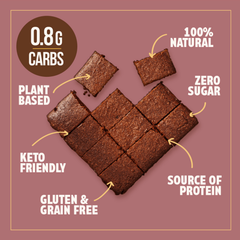 Image 2 for Go Low Chocolate Brownie Mix Low sugar & Keto, Gluten free 218g