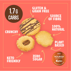 Image 2 for Go Low Buttery Cookie Mix Low sugar & Keto, Gluten free 179g