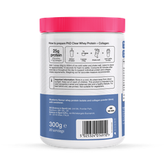 Image 3 for PHD Powder Clear Whey Collagen Blueberry 300 g