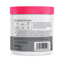 Image 3 for PHD Powder Micronised Creatine 250 g