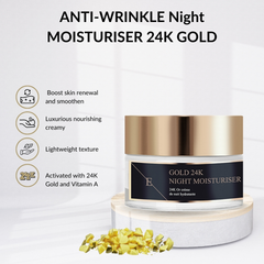 Image 3 for Anti-Wrinkle Night Moisturiser 24k Gold 50ml
