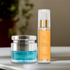Image 2 for Marine Collagen SPF50 Day Cream 50ml +VITAMIN C + COLLAGEN ELIXIR SERUM 60ML