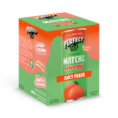 Image 1 for Matcha Energy Juicy Peach 4 x 250 ml