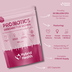 Image 3 for Probiotics for Women 120 Capsules
