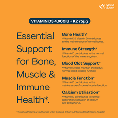 Image 4 for Vitamin D3 + K2 365 Tablets