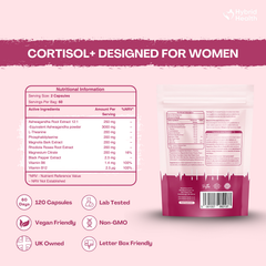 Image 5 for Cortisol+ For Women 120 Capsules