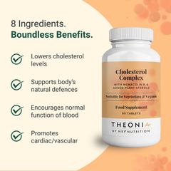 Image 4 for Cholesterol Complex with Monacolin K & Added Plant Sterols 90 Tablets