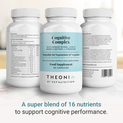 Image 2 for Cognitive Complex with Ginkgo Biloba, Lion’s Mane & Natural L-Theanine 60 Capsules