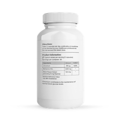 Image 2 for Berberine with Chromium for Normal Blood Glucose 60 Capsules