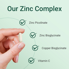 Image 4 for Zinc Complex with Copper & Vitamin C 30 Capsules