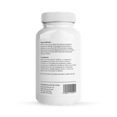 Image 3 for Maca with Ashwagandha, Zinc & Vitamin B6 60 Capsules