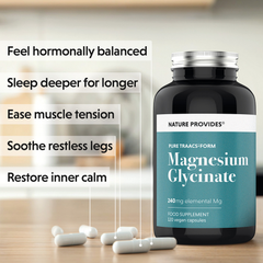 Image 3 for TRAACS® Magnesium Glycinate (240mg) 120 Capsules