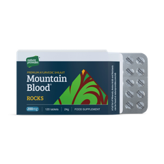Image 2 for Mountain Blood® Rocks (200mg) Premium Shilajit 120 Tablets