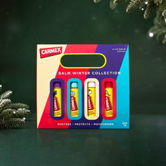 Image 1 for Lip Balm Winter Sticks Gift Set Candy Cane, Sugar Plum, Vanilla Frosting & Toasted Marshmallow 1 Each