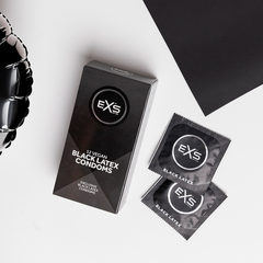 Image 4 for Black Latex Condoms Vegan 12 Pack