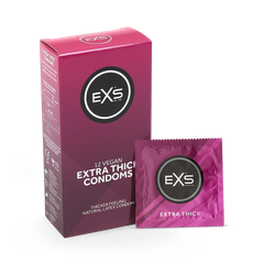 Image 1 for Extra Thick Condoms Vegan Extra Protection 12 Pack
