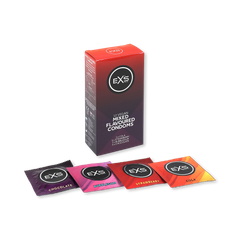 Image 1 for Mixed Flavoured Condoms Vegan 4 Flavours 12 Pack