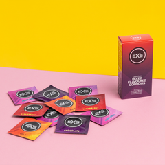 Image 3 for Mixed Flavoured Condoms Vegan 4 Flavours 12 Pack