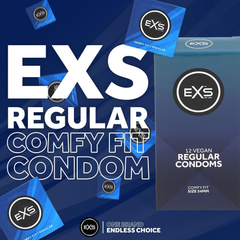 Image 5 for Regular 54mm Condoms Premium Quality Vegan 12 Pack